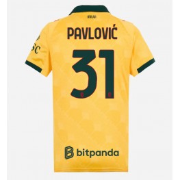 AC Milan Strahinja Pavlovic #31 Derde tenue Dames 2025-26 Korte Mouw